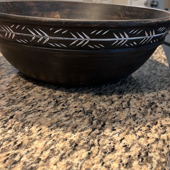Lenox wood salad bowl - Picture 4 of 4
